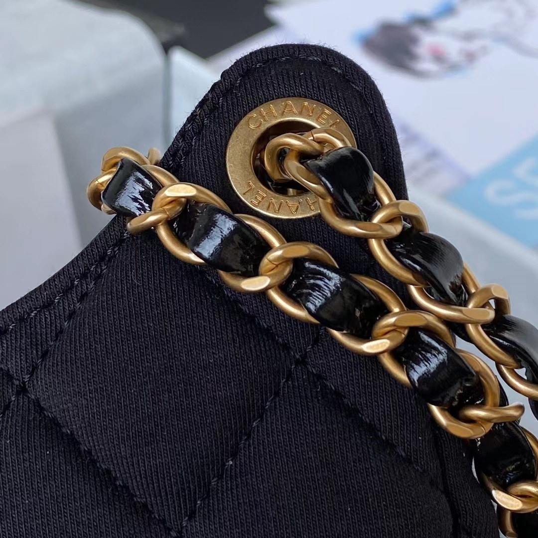 [TOP] CHANEL Hobo Handbag Tweeds & Fabrics- 21.5x22.5x7cm -GHW-4 colours