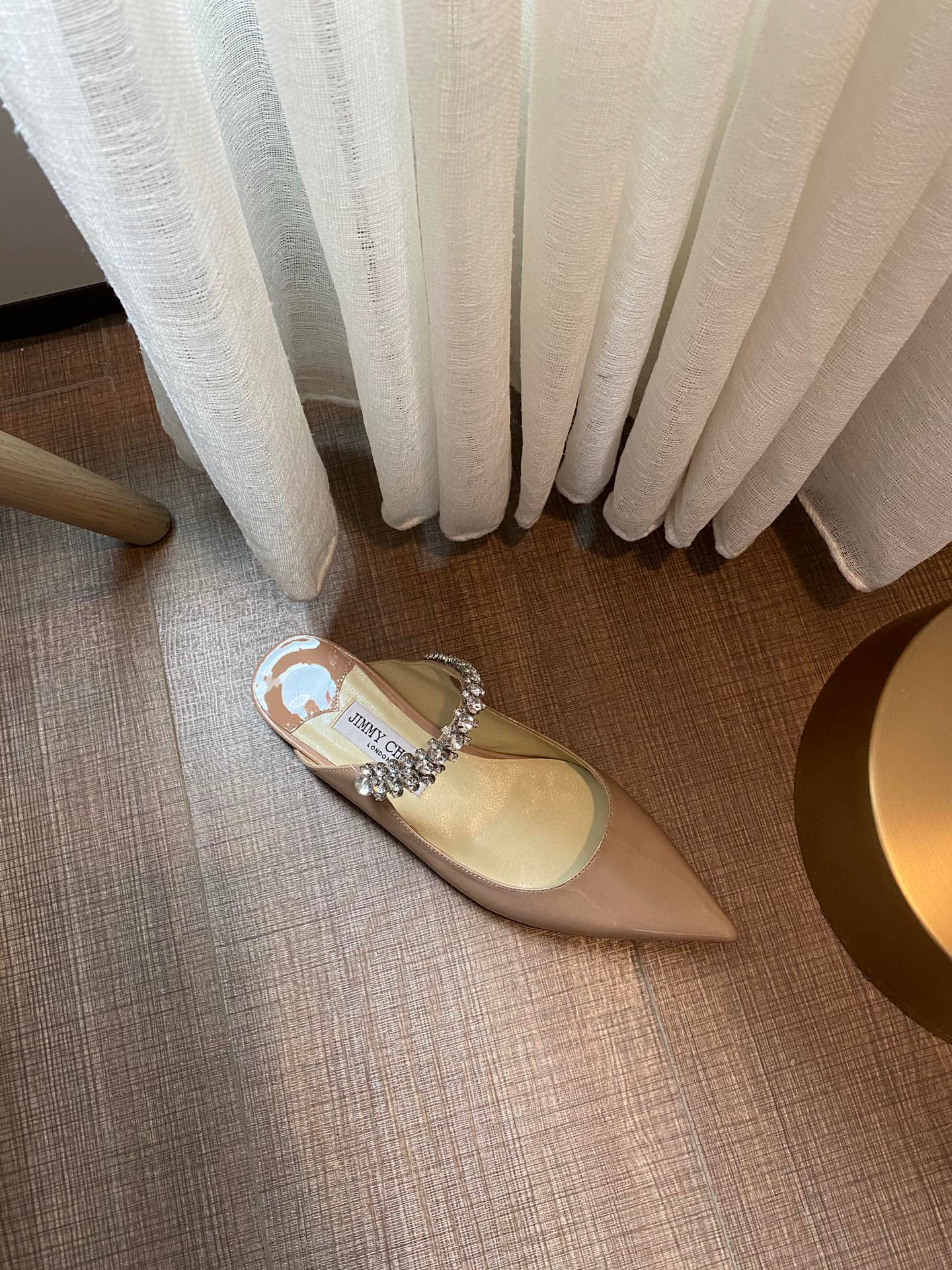 [TOP] Jimmy Choo Bing Flat Crystal - 4 Colours