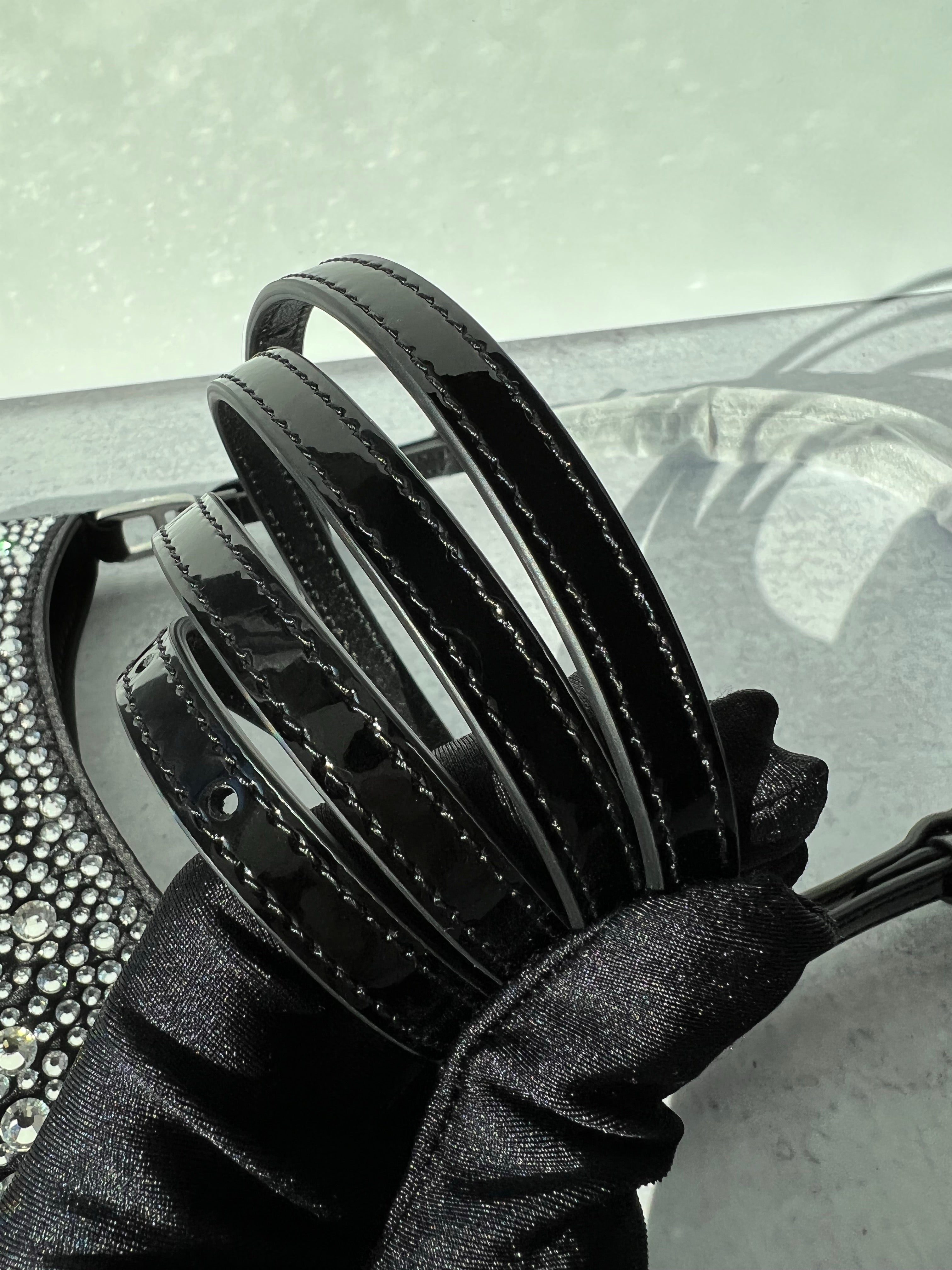 [TOP] PRADA Cleo Holiday Bag Crystal - Black