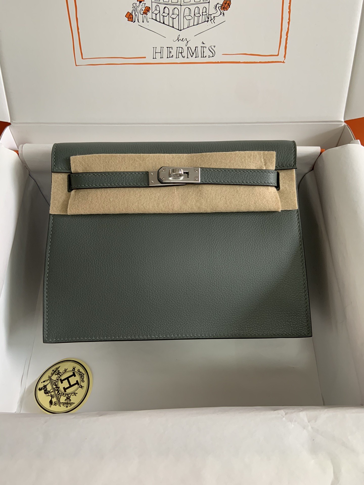 [Top] HERMES Kelly danse II  Calfskin 22cm - 20 Colors