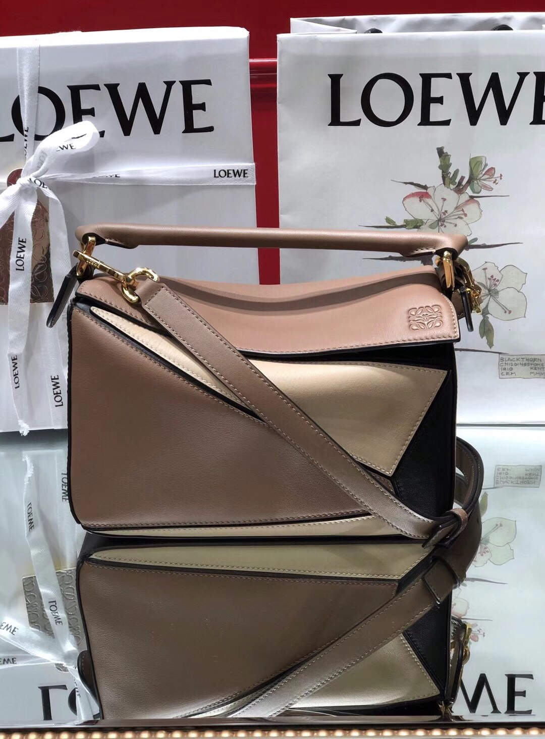 [TOP] LOEWE Puzzle Bag 24*14*11cm - 4 Color