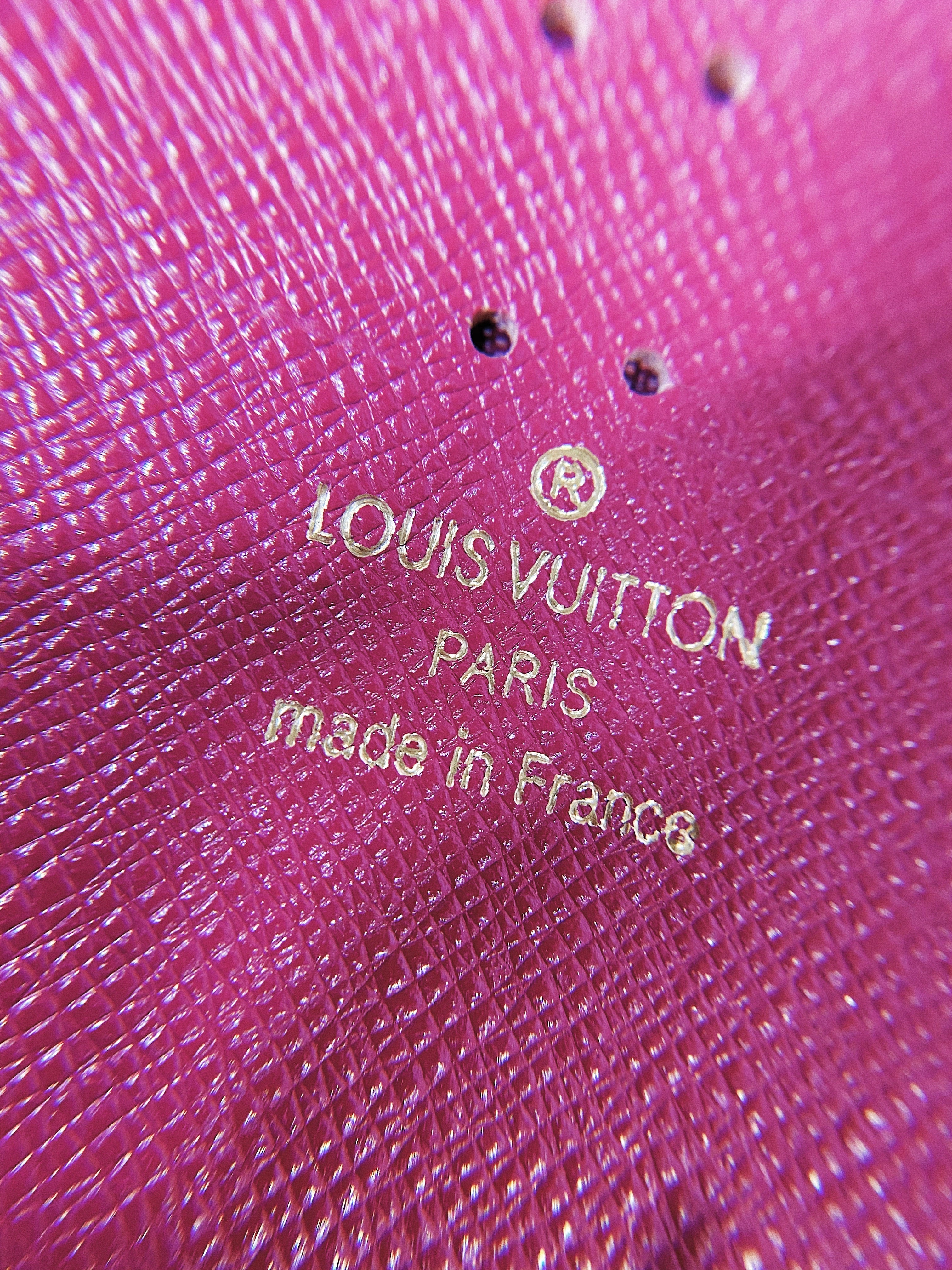 [TOP] Louis Vuitton LV £V Felicie Bag 21X12X3cm- DARK PINK