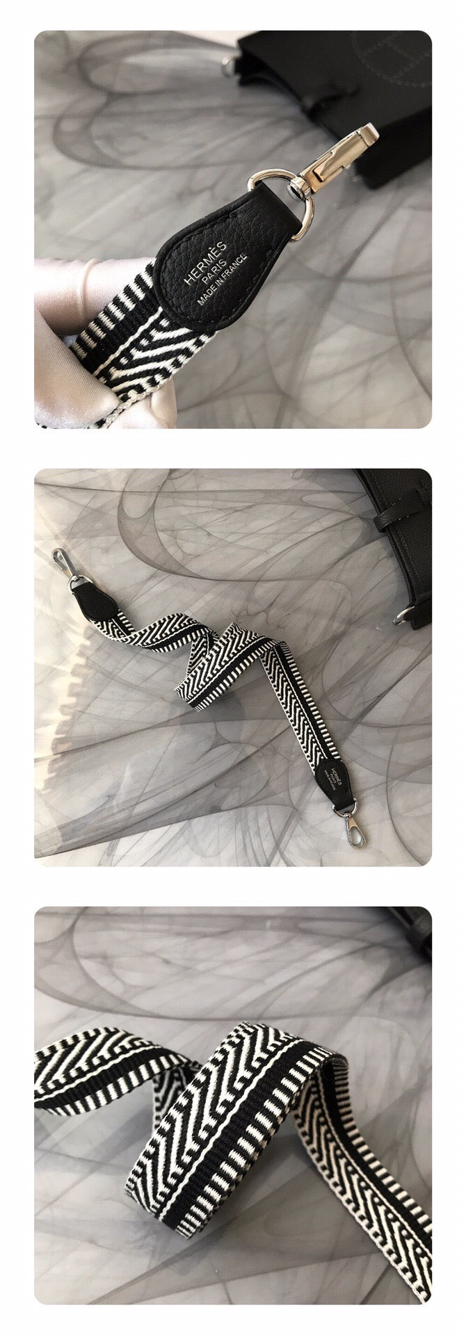 [TOP] HERMES Evelyn 16 Bag - Black w PHW