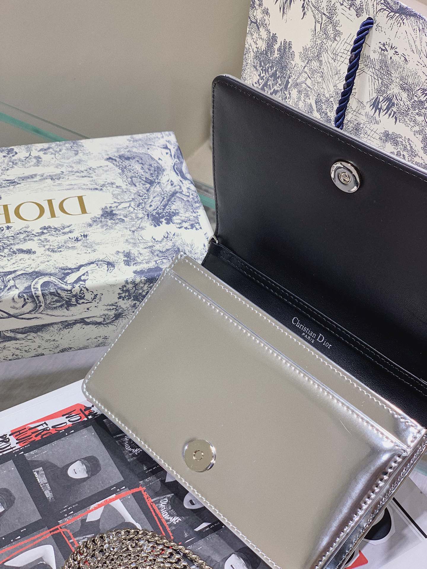 [TOP] Christian Dior D’Rama WOC - Silver