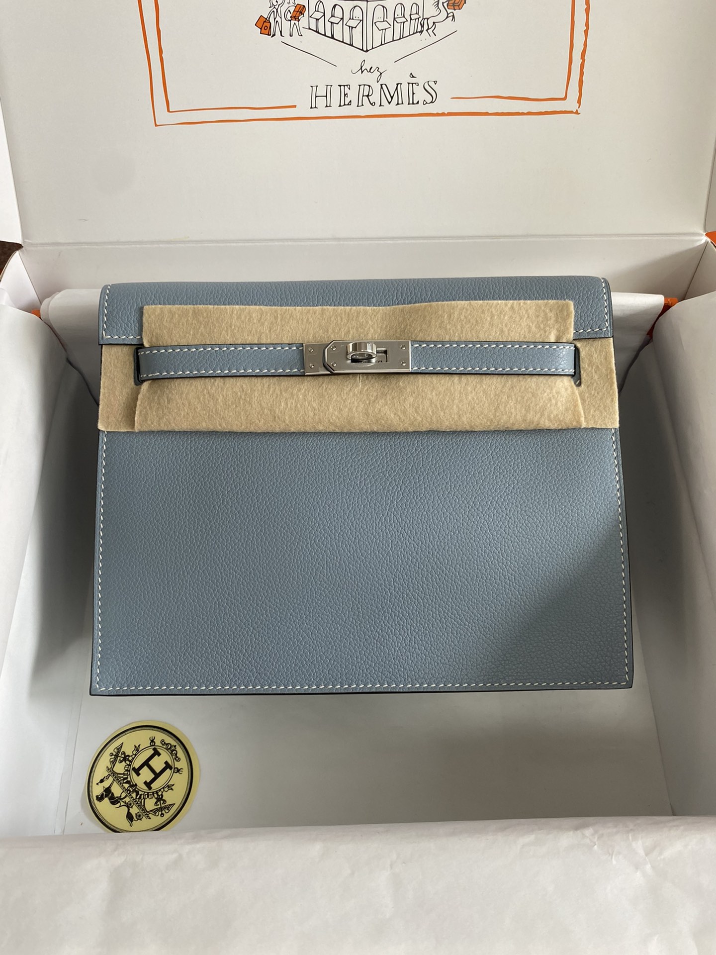 [Top] HERMES Kelly danse II  Calfskin 22cm - 20 Colors