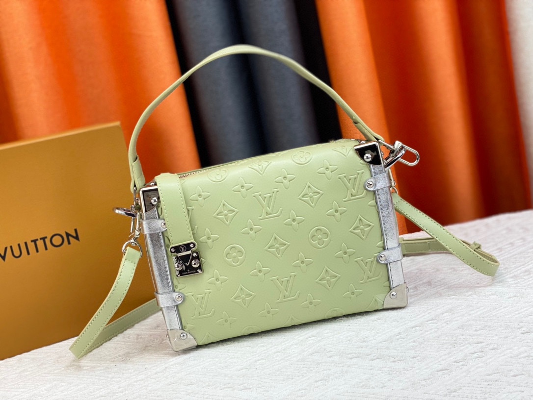 [TOP] Louis Vuitton LV LV X YK Side trunk Monogram Bag 21×14×6cm- 8 color