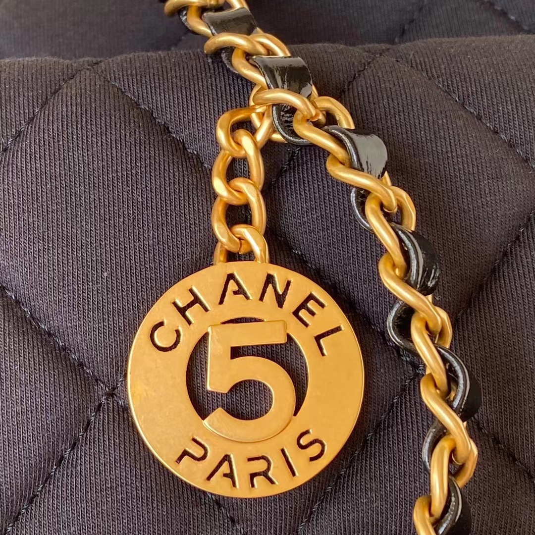 [TOP] CHANEL Hobo Handbag Tweeds & Fabrics- 27x31x8cm -GHW-4 colours