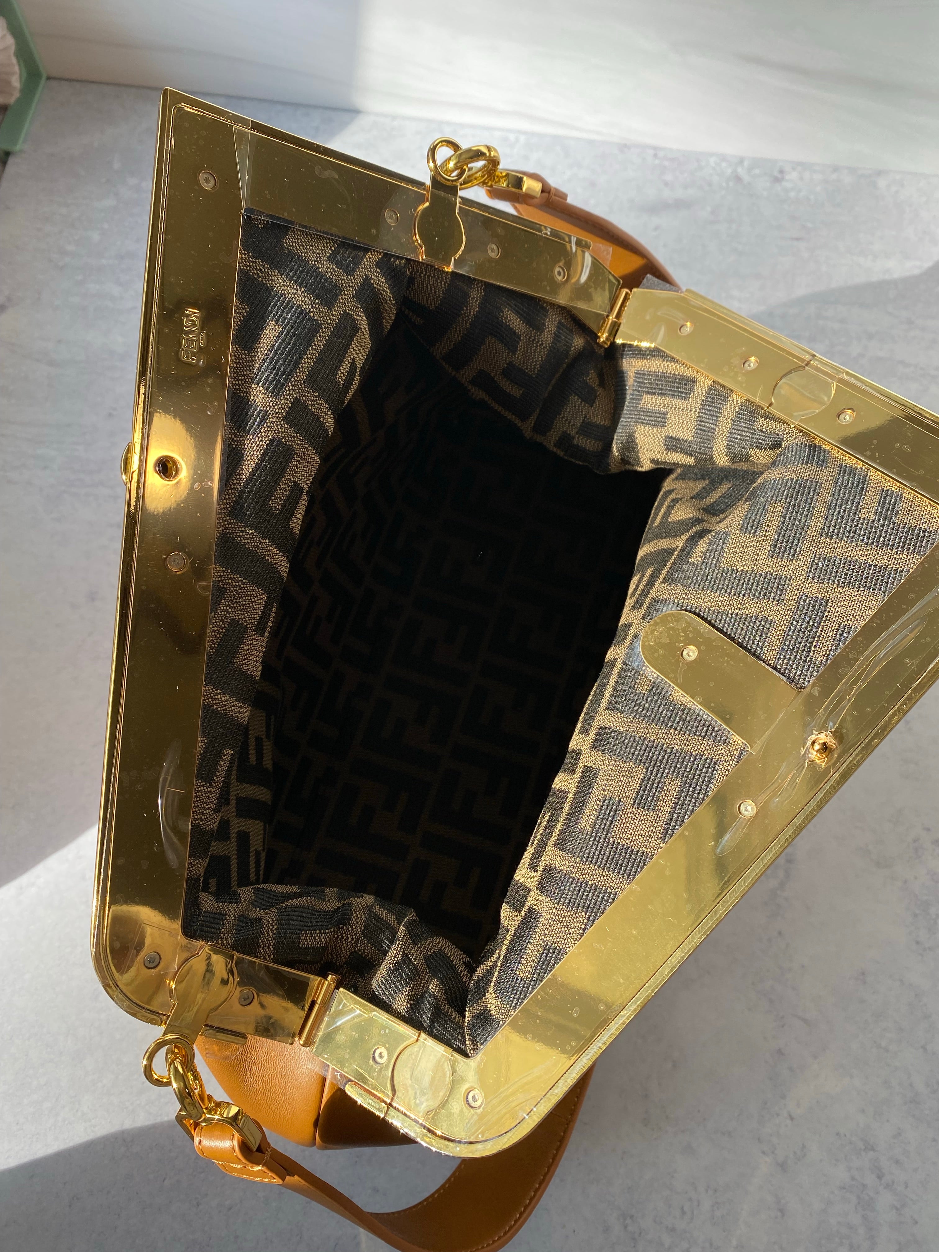 [TOP] FENDI First Medium Bag - Brown