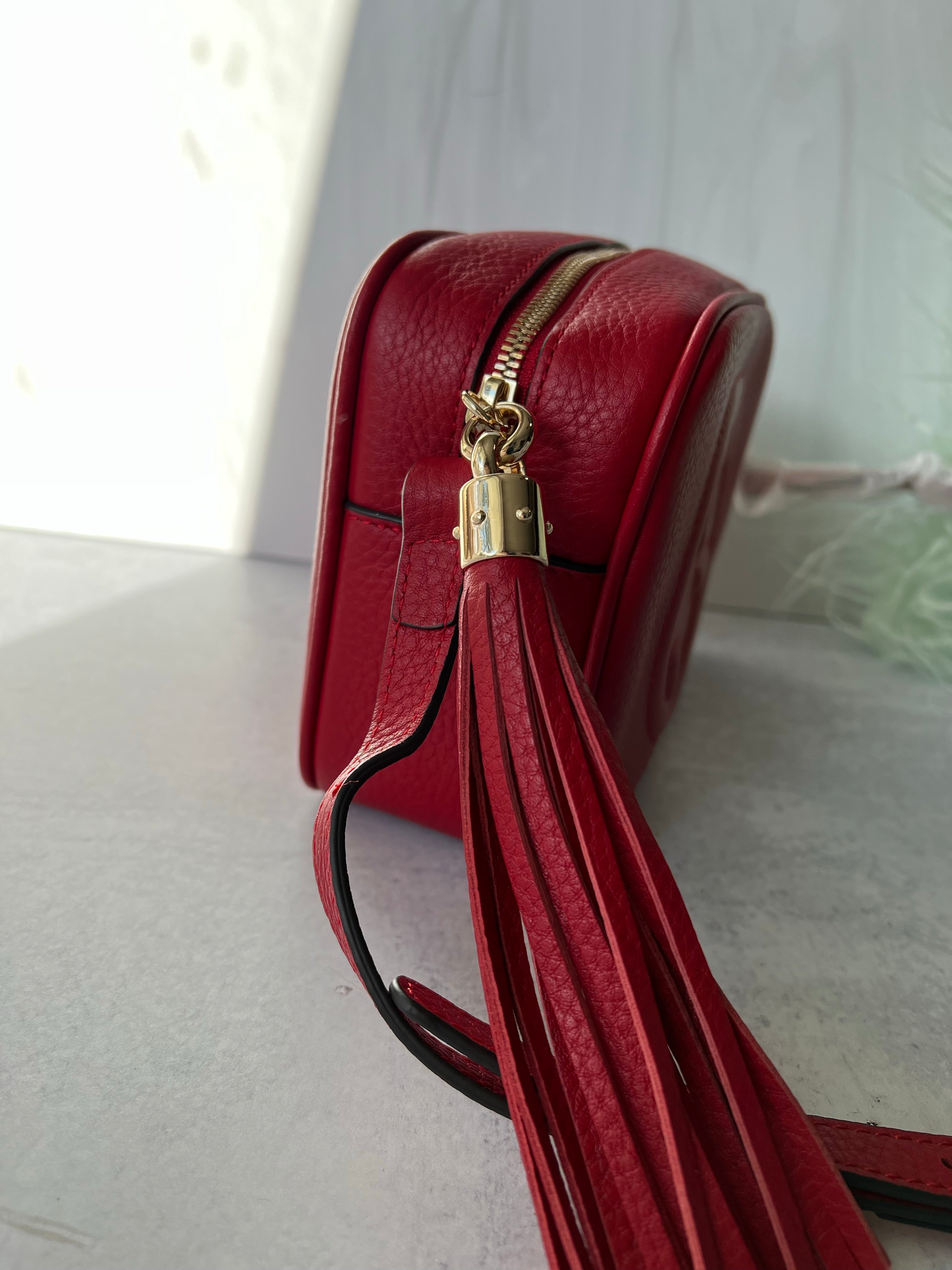 [TOP] GUCCI Soho Bag - Red