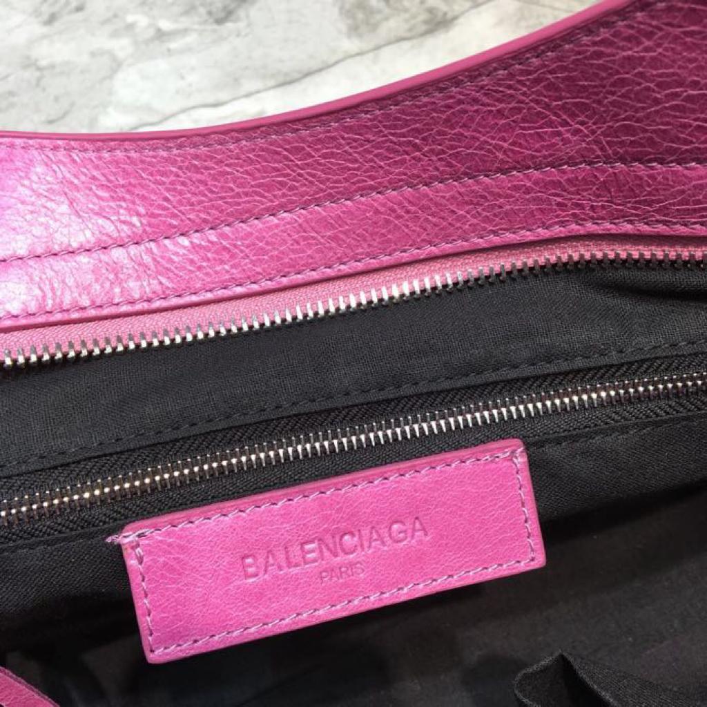 [TOP] BALENCIAGA City S Aged Calfskin Bag - Pink