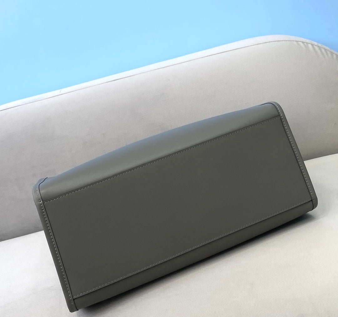 [TOP] FENDI FENDI Sunshine Tote Medium Shopping Bag - Grey