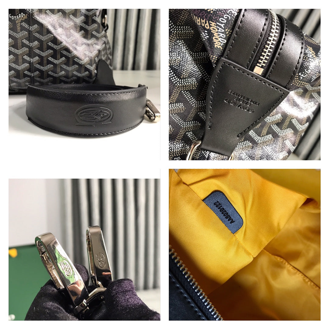 [TOP] Goyard Boeing Duffle Bag 50x28x17CM- Black