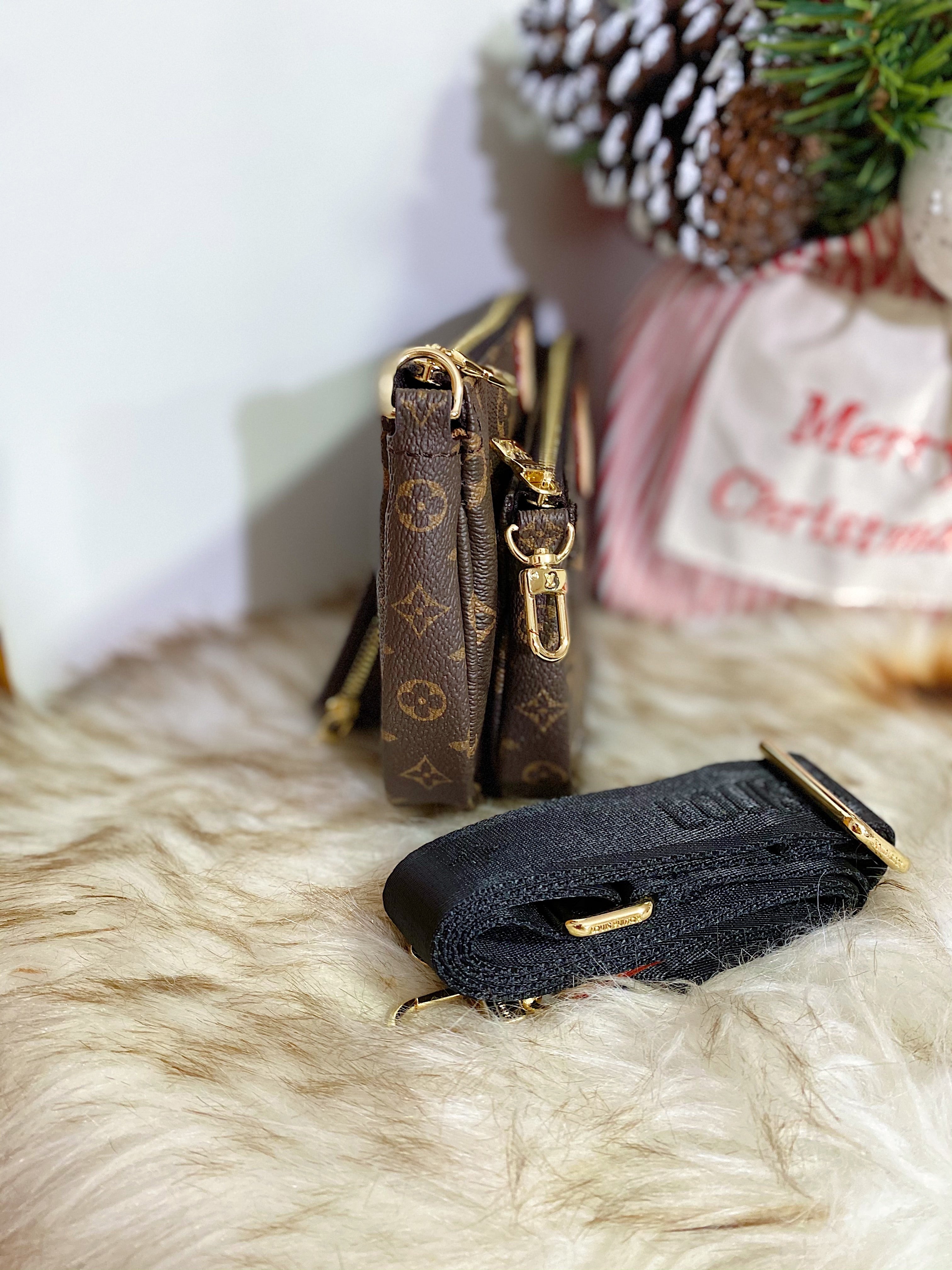 [TOP] Louis Vuitton LV Multi Pochette - BLACK STRAP