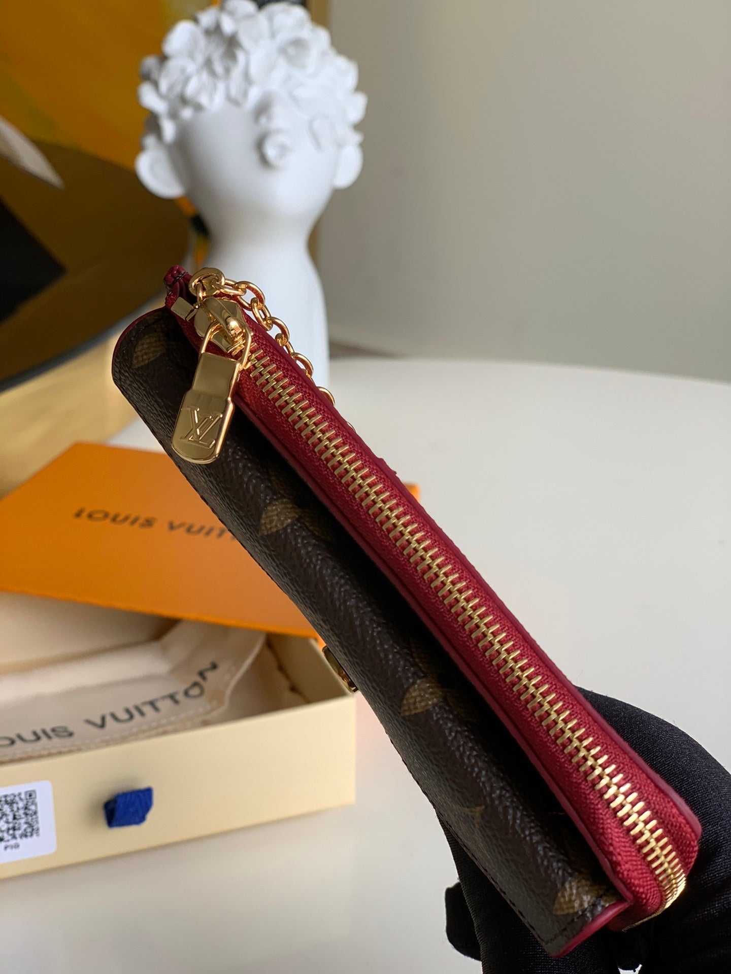 [TOP] Louis Vuitton LV LV Compact Key Wallet - Monogram