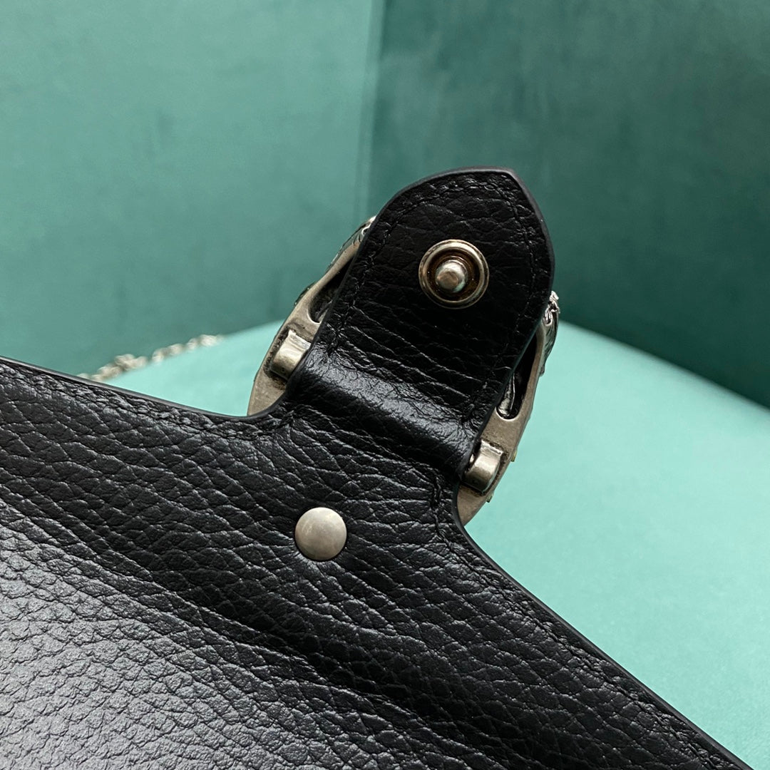 [TOP] GUCCI G*G Dionysus Super mini Bag w Stones - Black