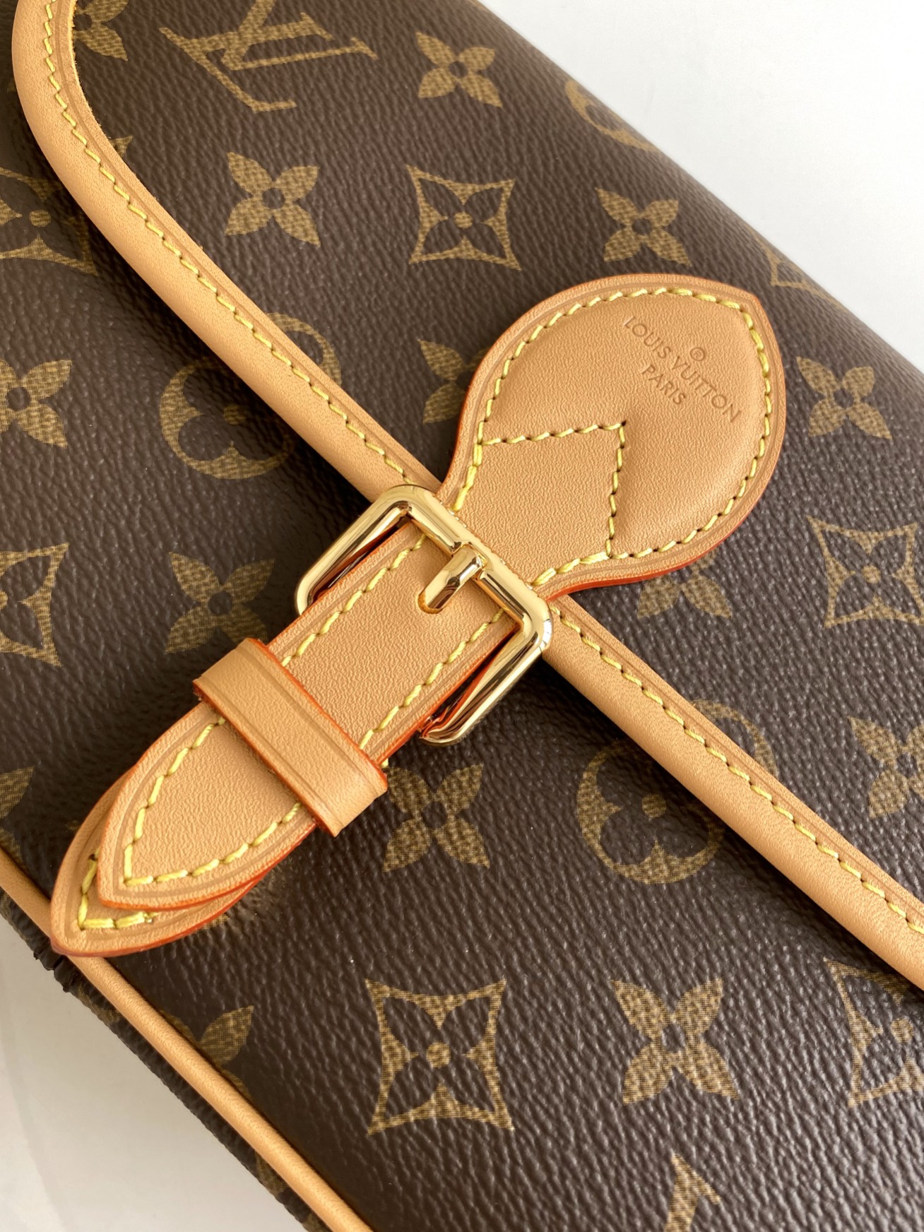 [TOP] Louis Vuitton LV Monogram Diane Bag 25.0 × 9.0 × 15.0CM-Brown