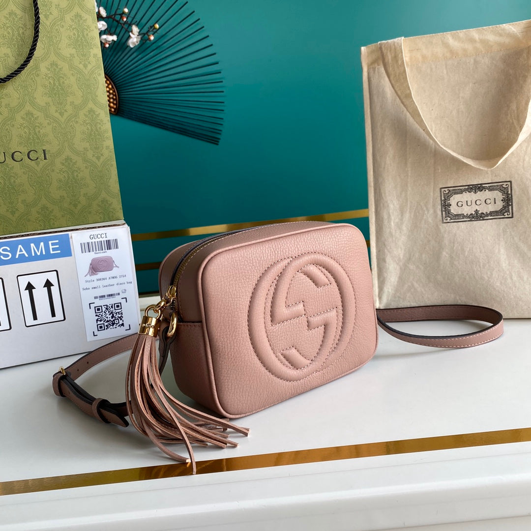 [TOP] GUCCI Soho Bag - Dusty Pink