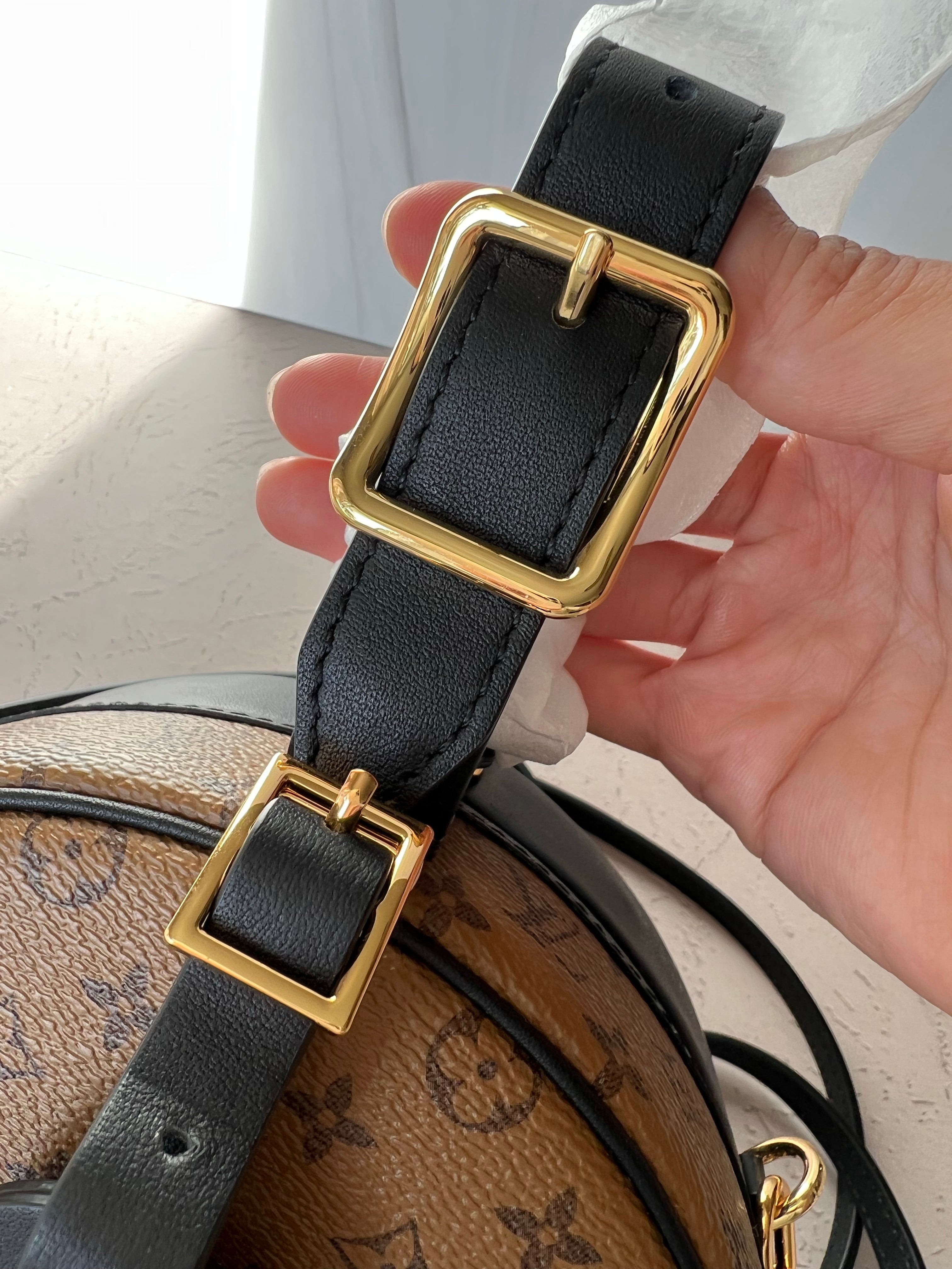 [TOP] Louis Vuitton LV Reverse Monogram Petit Boite Chapeau 22 ×8×20CM- Black