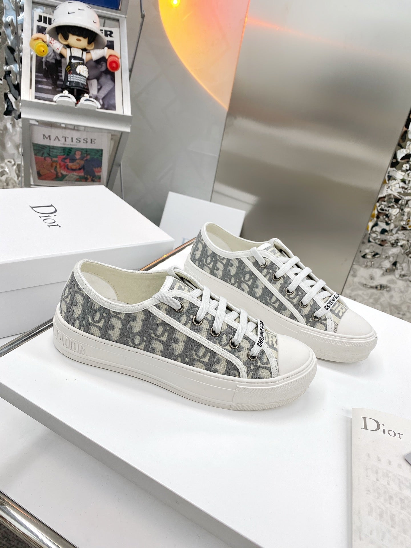 [TOP] Christian Dior Canvas Oblique Walk’N’Christian Dior Low Sneakers - 11 Colors