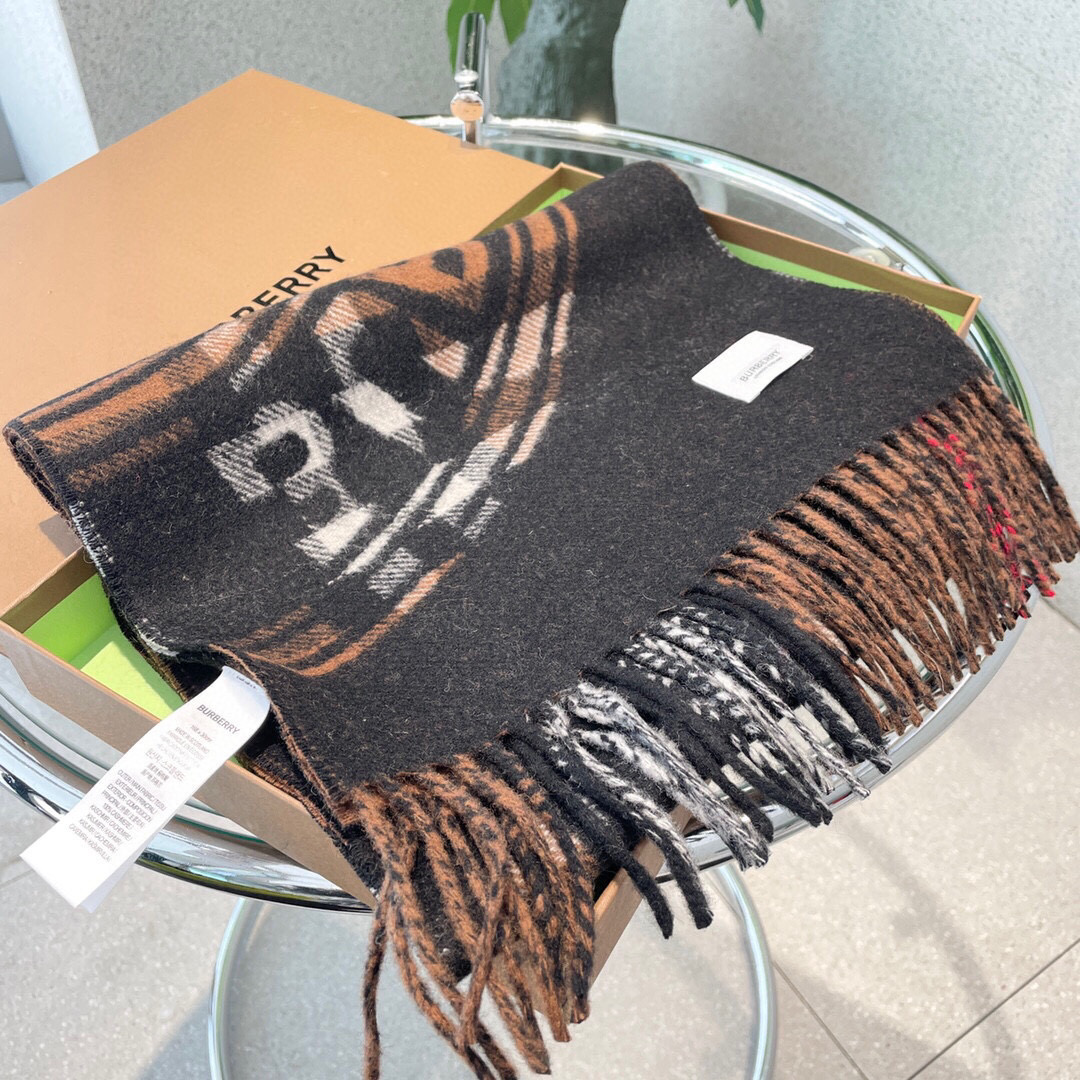 [TOP] BURBERRY Scarf 30X168CM - 3 Colours