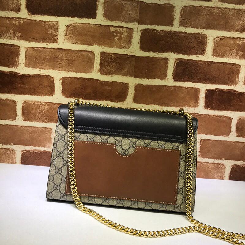 [TOP] GUCCI Padlock Supreme Medium 30x19x10cm Bag