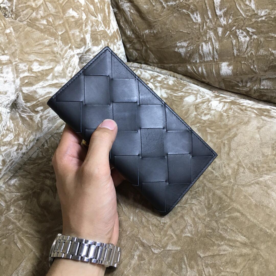 [TOP] Bottega Veneta BV BV Folding Slim Wallet - Black