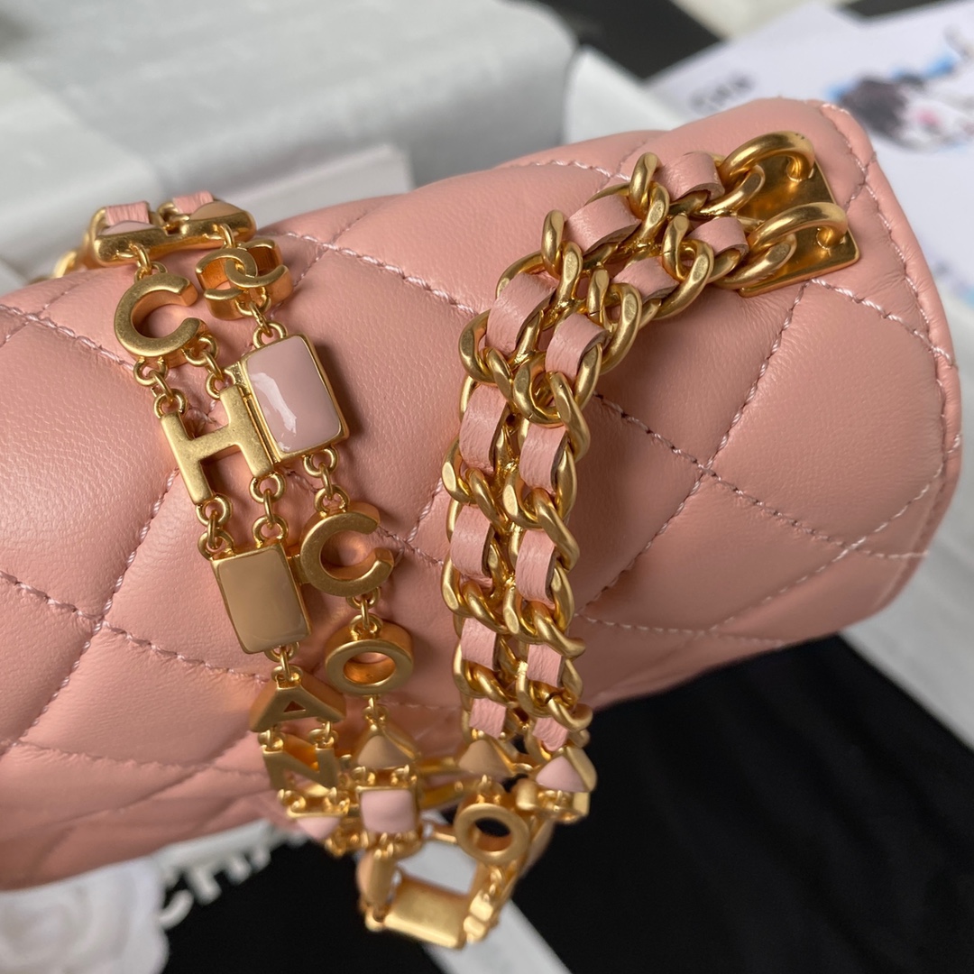 [TOP] CHANEL Classic Flap Bag 16*12*5cm/20.5*17*6.5cm - GHW - 2 Color