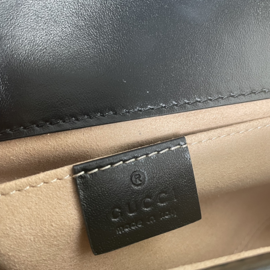 [TOP] GUCCI GG Marmont Bag Mini 22cm - Black
