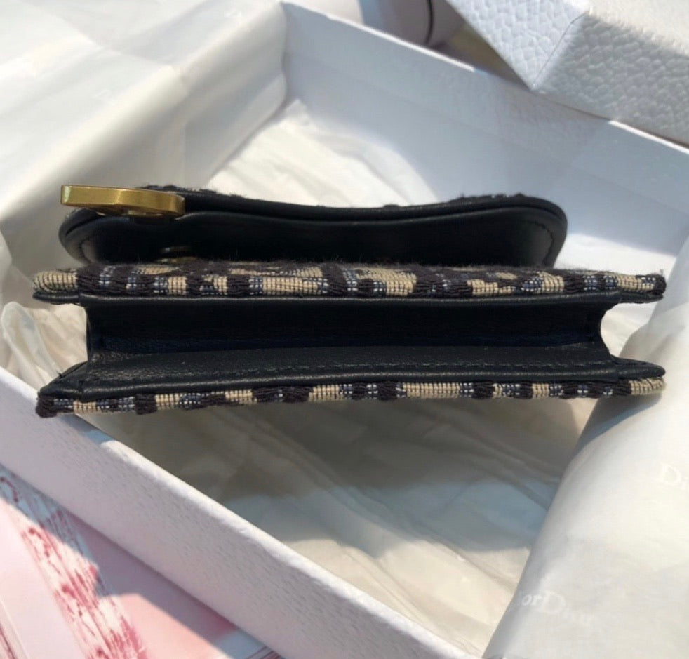 [TOP] Christian Dior Saddle Lotus Wallet