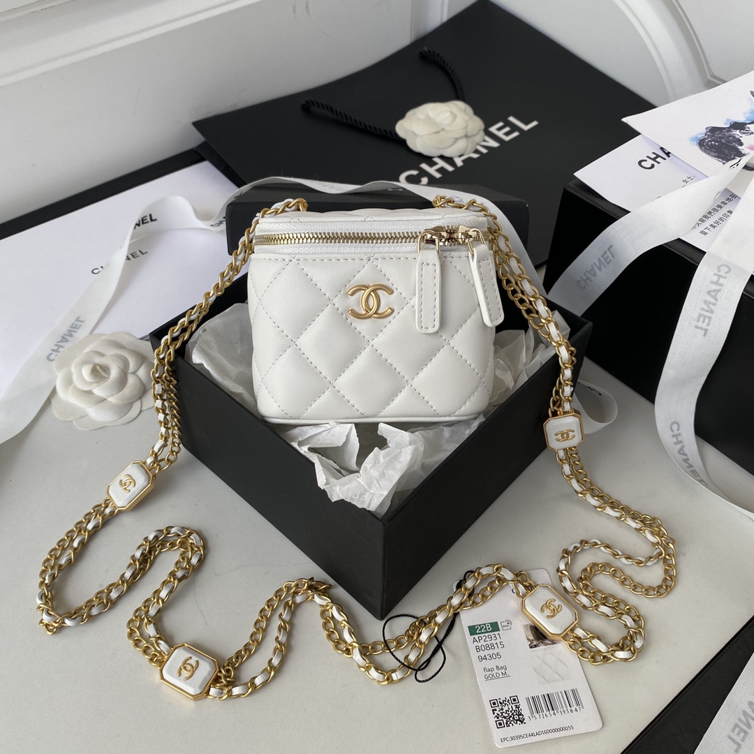 [TOP] CHANEL Mini  Box Bag 11*8.5*7cm - 2 Color