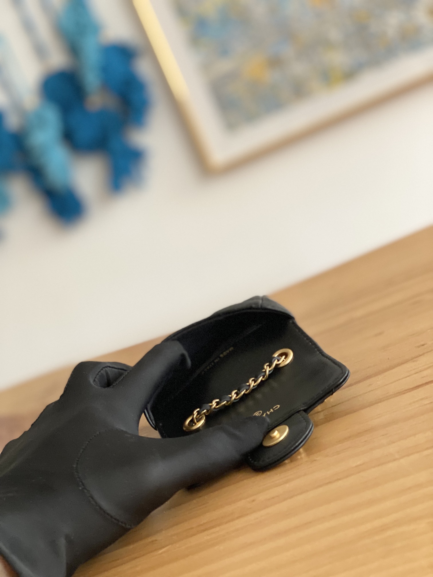 [TOP] CHANEL Mini Bag 11cm - Black