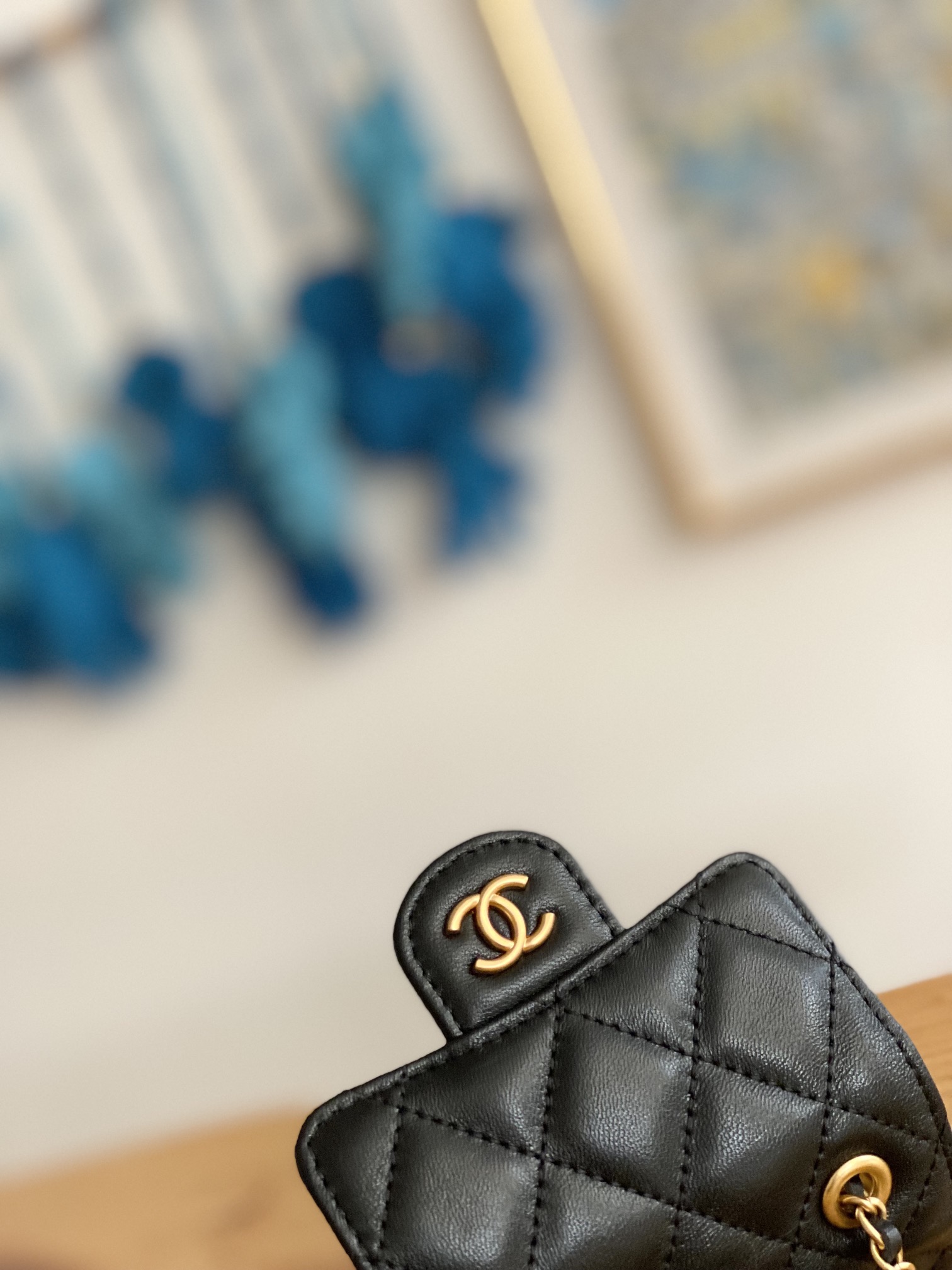 [TOP] CHANEL Mini Bag 11cm - Black