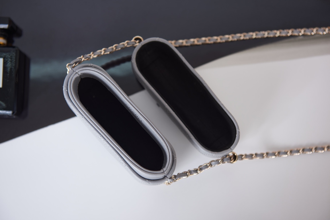 [TOP] CHANEL Mini Bag - Gray