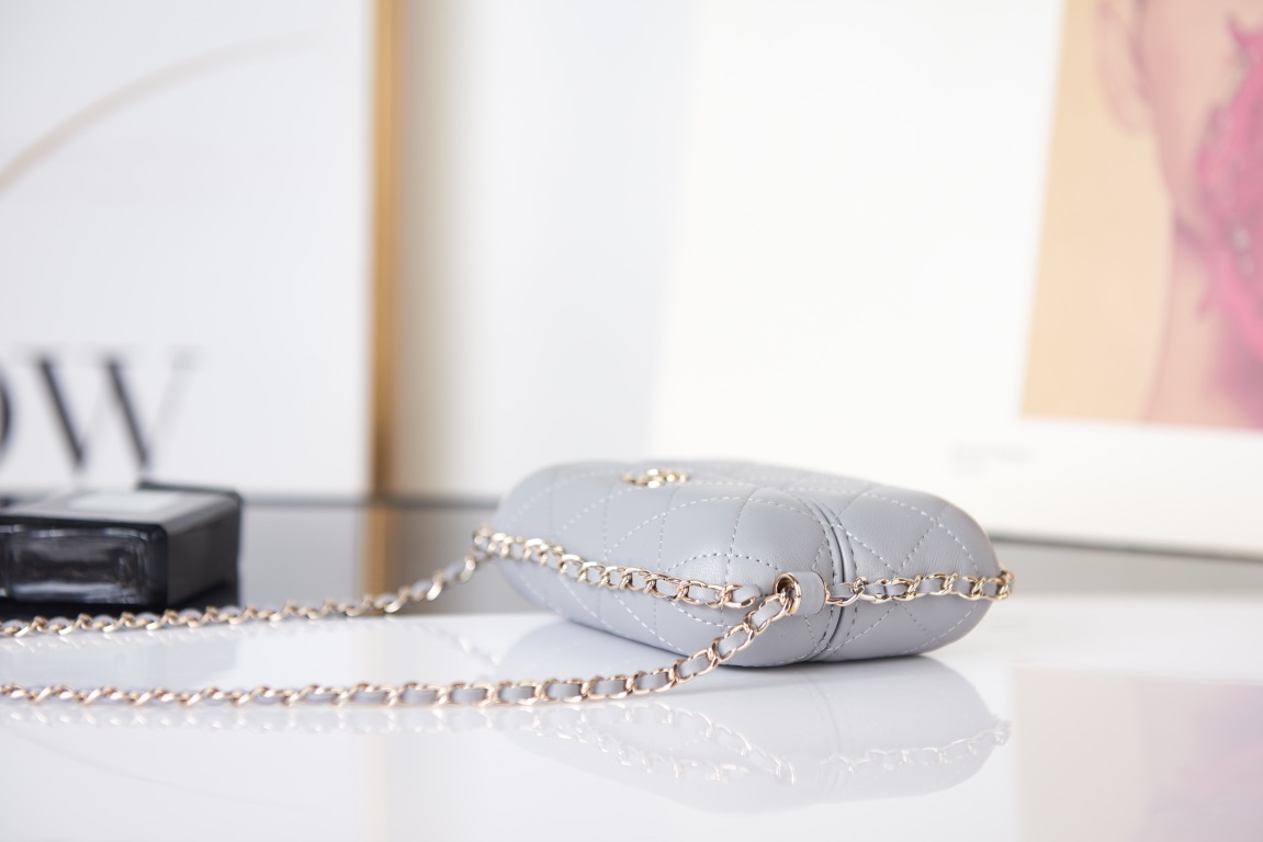 [TOP] CHANEL Mini Bag - Gray