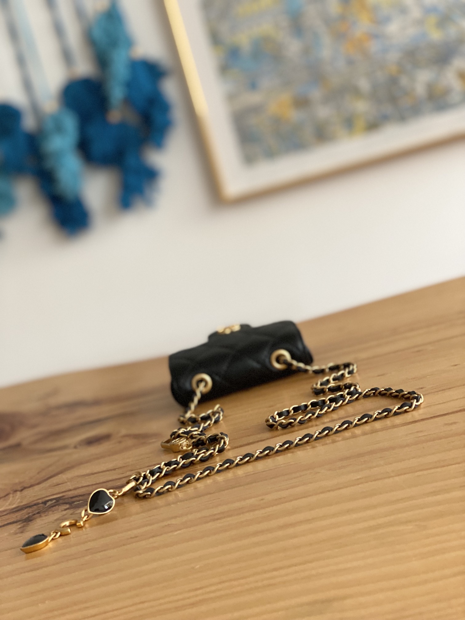 [TOP] CHANEL Mini Bag 11cm - Black