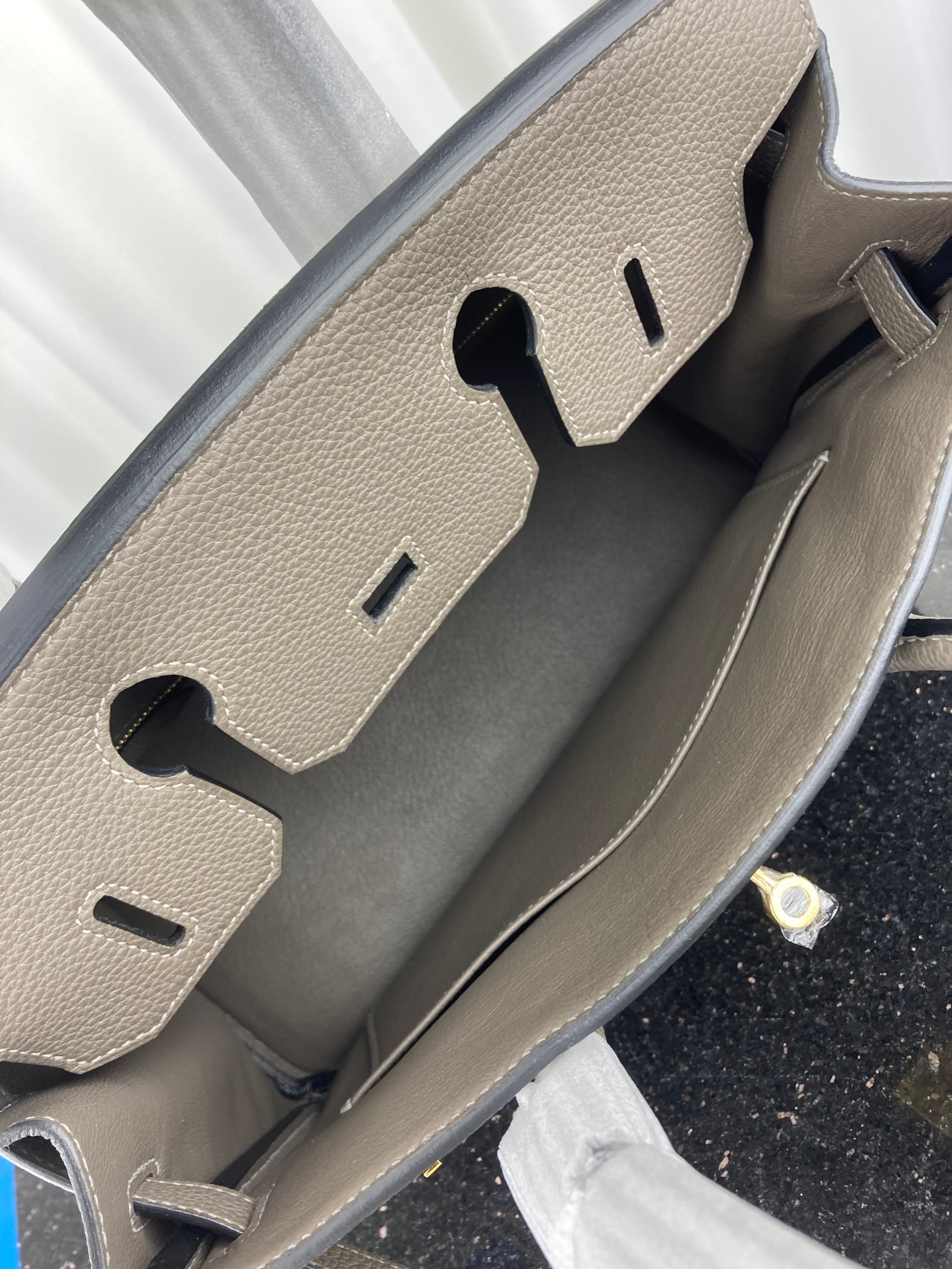 [TOP] HERMES Birkin Bag 30cm - Gray w GHW