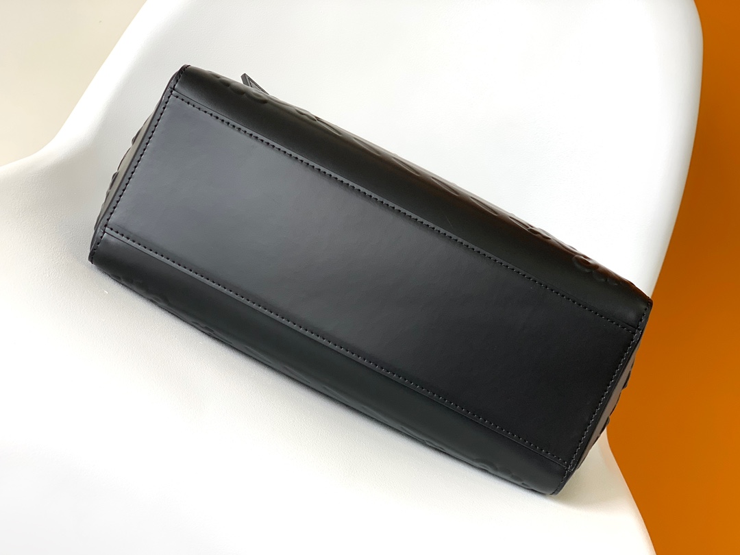 [TOP] Louis Vuitton LV  Ornaments Sac Plat Tote Bag 32.0 x 26.0 x 13.0 cm-Black