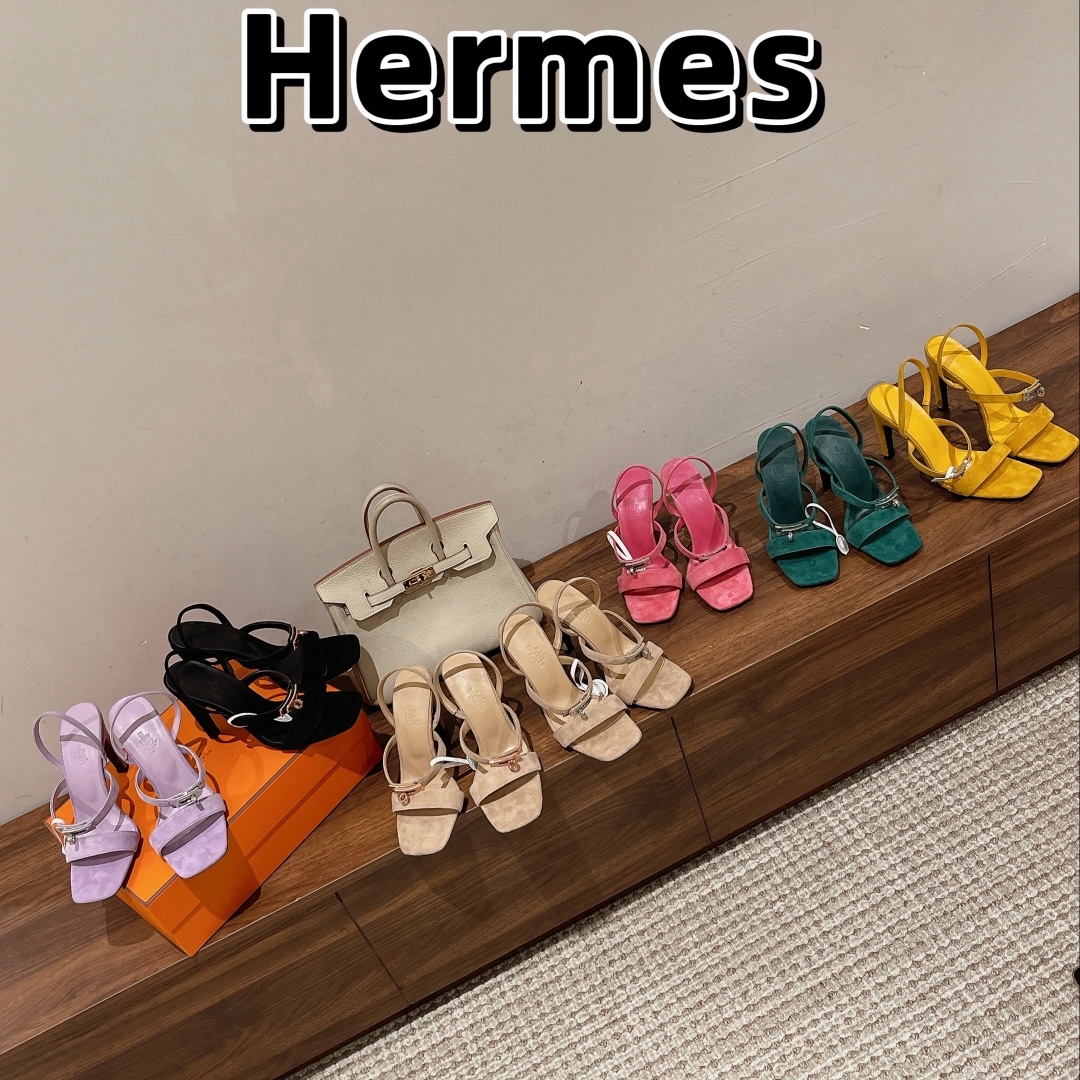 [TOP] HERMES Glamour Pumps  - GHW - 6 Color