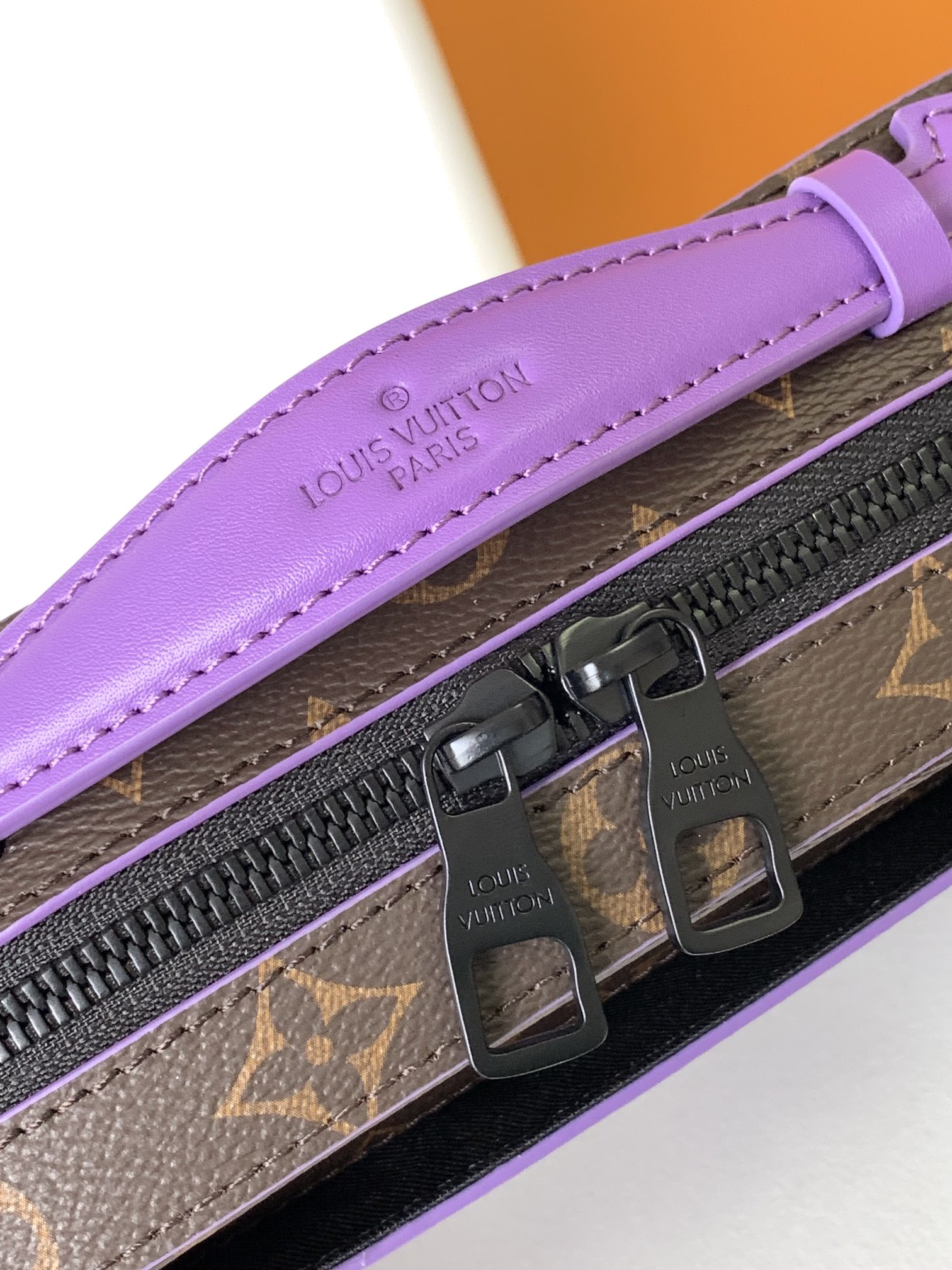 [TOP] Louis Vuitton LV LV Handle Soft Trunk Monogram Bag 21.5 x 15 x 7 cm - Purple