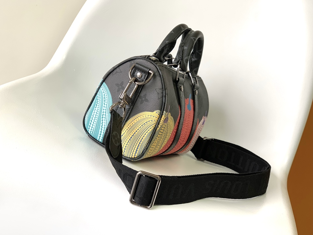 [TOP] Louis Vuitton LV  Keepall  Bag 21cm-Black