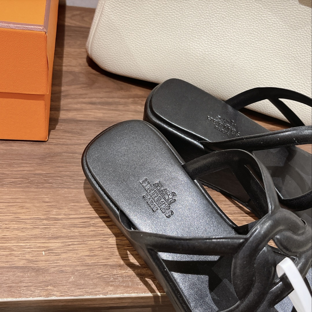 [TOP] HERMES Gipsy Flats Mules - 4 Color