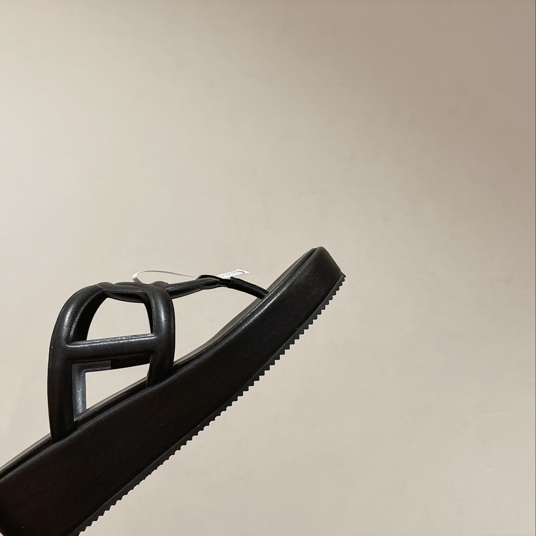 [TOP] HERMES Gipsy Flats Mules - 4 Color