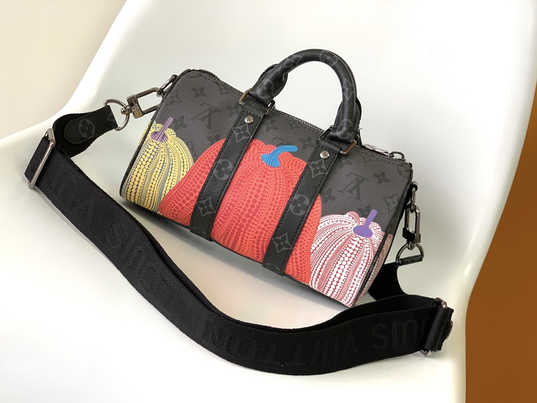 [TOP] Louis Vuitton LV  Keepall  Bag 21cm-Black