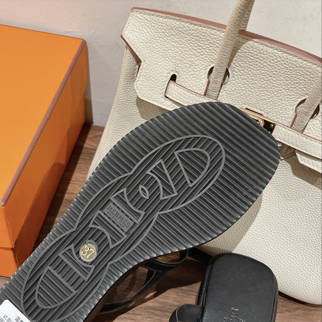 [TOP] HERMES Gipsy Flats Mules - 4 Color