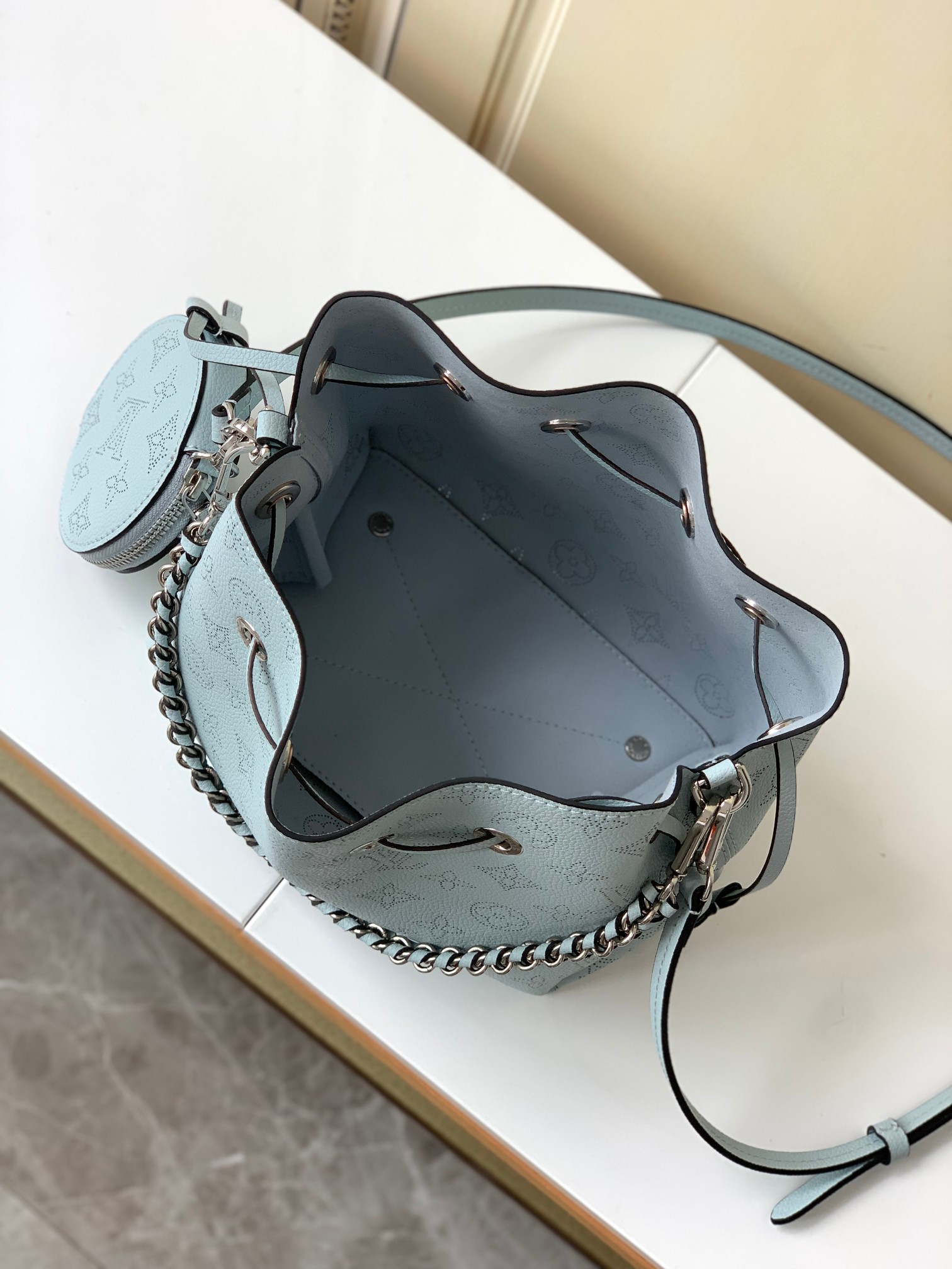 [TOP] Louis Vuitton LV Mahina Bella Bag - Blue