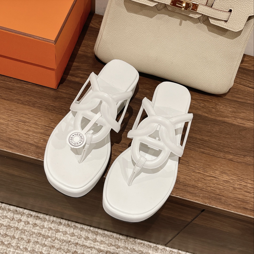 [TOP] HERMES Gipsy Flats Mules - 4 Color