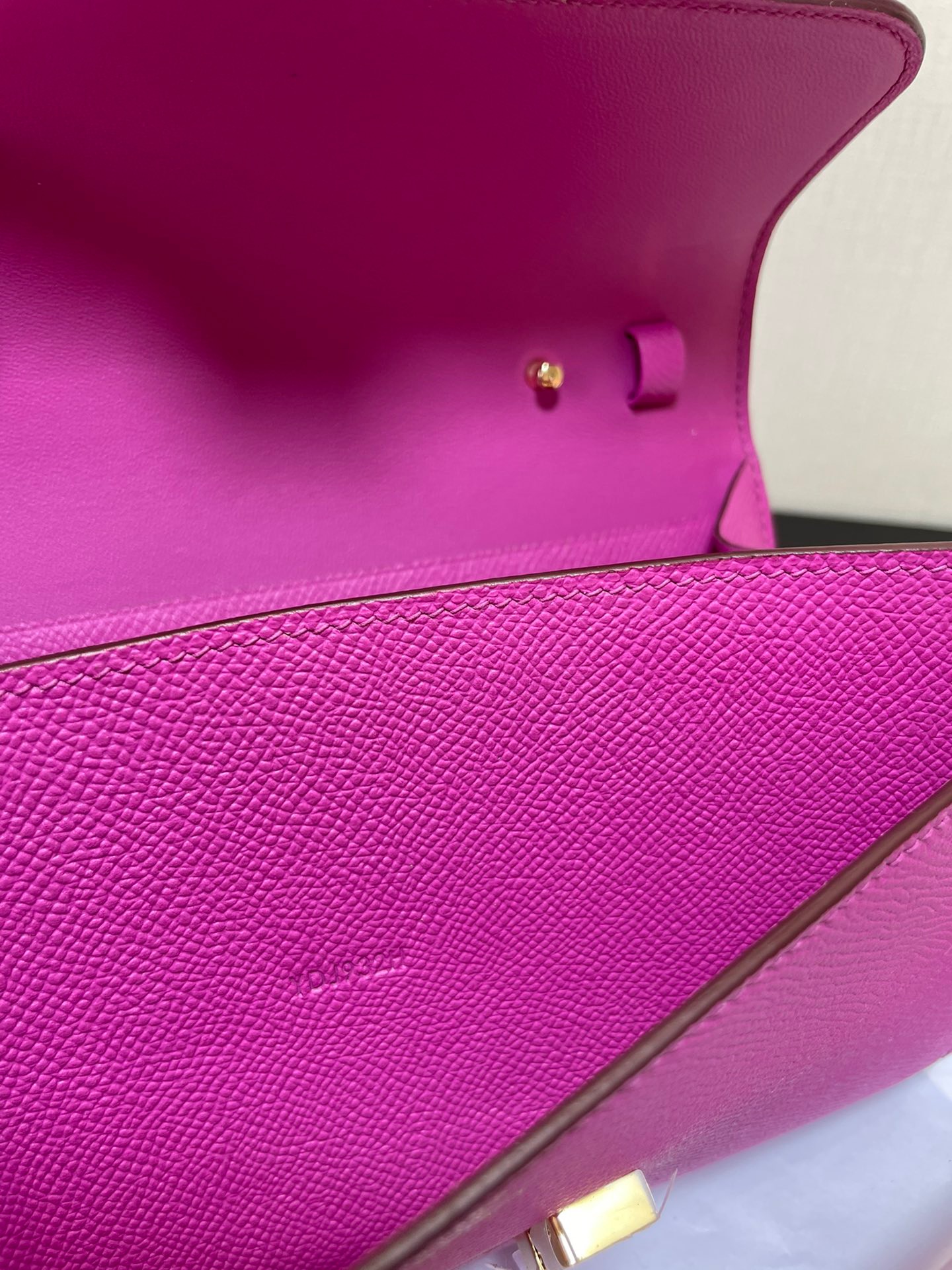 [TOP] HERMES Epsom Constance Long Wallet - Pink