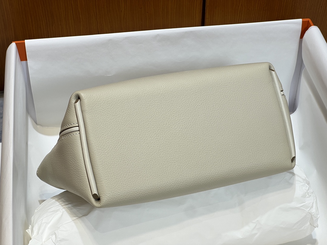 [TOP] HERMES 24/24 Bag 21cm - White&GHW