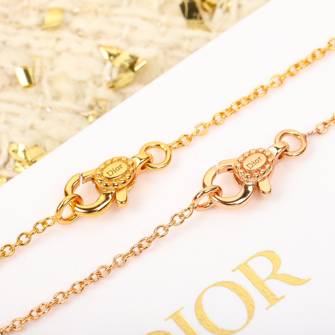 [TOP] Christian Dior 30 Montaigne compass octagon necklace - 2 colors