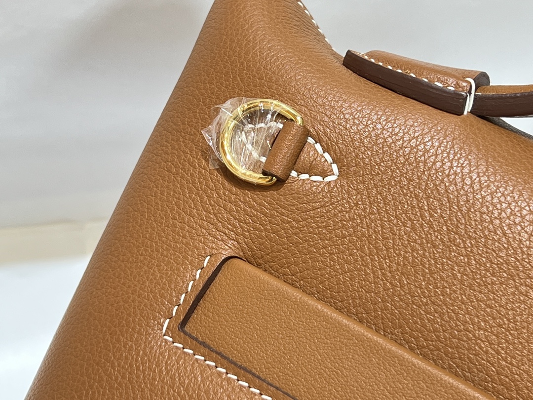 [TOP] HERMES 24/24 Bag 21cm - Brown&GHW